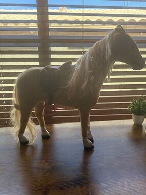 My Life 19" Articulated Posable Horse Blonde Pony Excellent Condition!